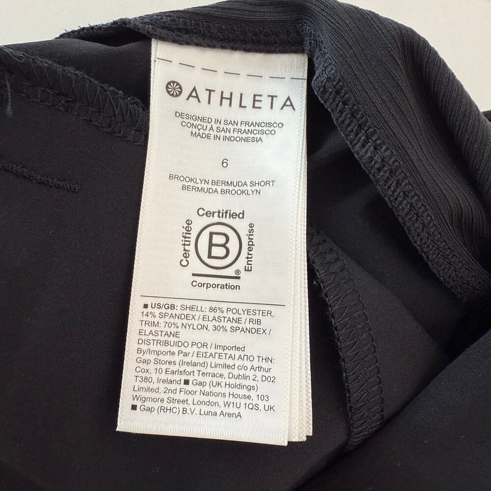 Athleta Brooklyn Bermuda Black Shorts - Picture 8 of 9